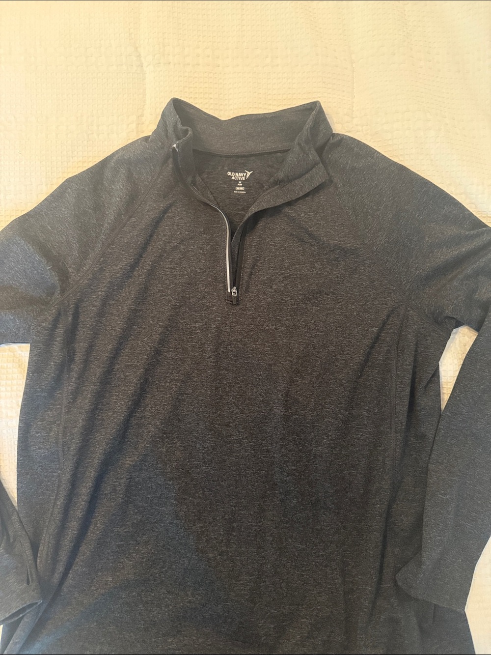 Old Navy Active Women’s Dark Charcoal Quarter-Zip Pullover